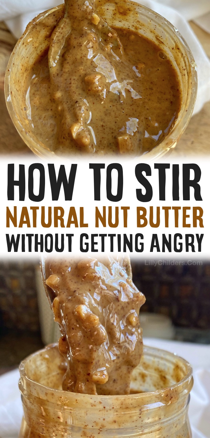 The Mess-Free Way To Stir Nut Butter
