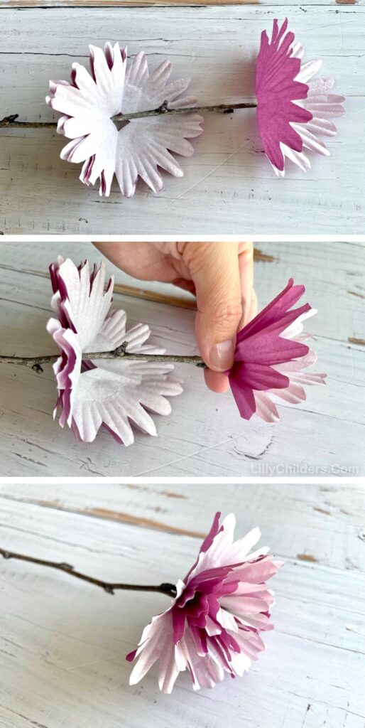 Cupcake Liner Flowers (Fun & Easy Craft Idea)