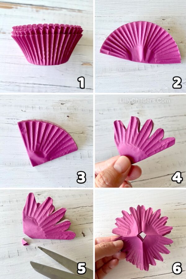 Cupcake Liner Flowers (Fun & Easy Craft Idea)