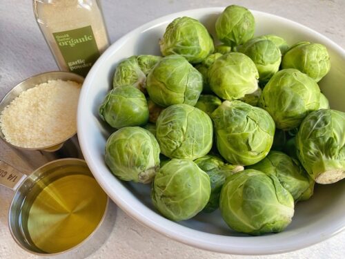 Crispy Smashed Brussels Sprouts (With Parmesan Cheese)