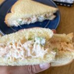 How to make a yummy chicken salad sandwich recipe with canned chicken, mayo, celery, and seasoning. Easy and delicious last minute cold lunch or dinner!