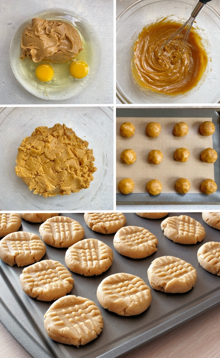 Step by Step Baking Instructions: How to make Cake Mix Peanut Butter Cookies. A quick and easy homemade dessert the entire family will love!