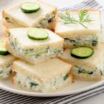 Cucumber Sandwiches For A Tea Party